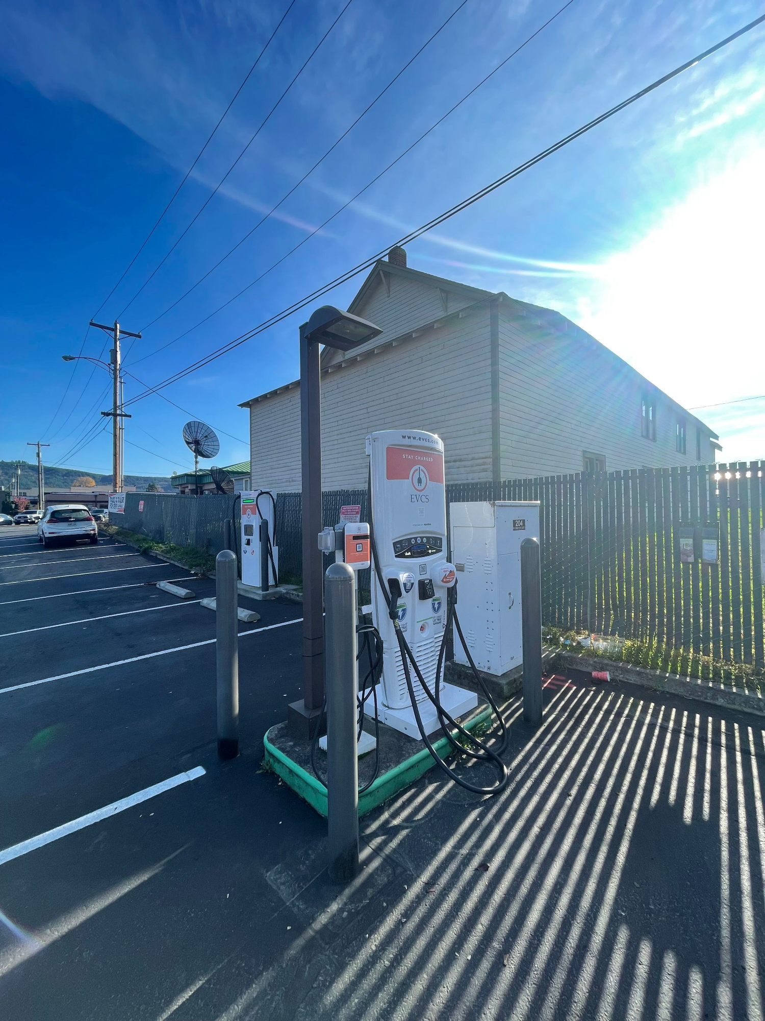 EV charging station at Cascade Select Market - Castle Rock
