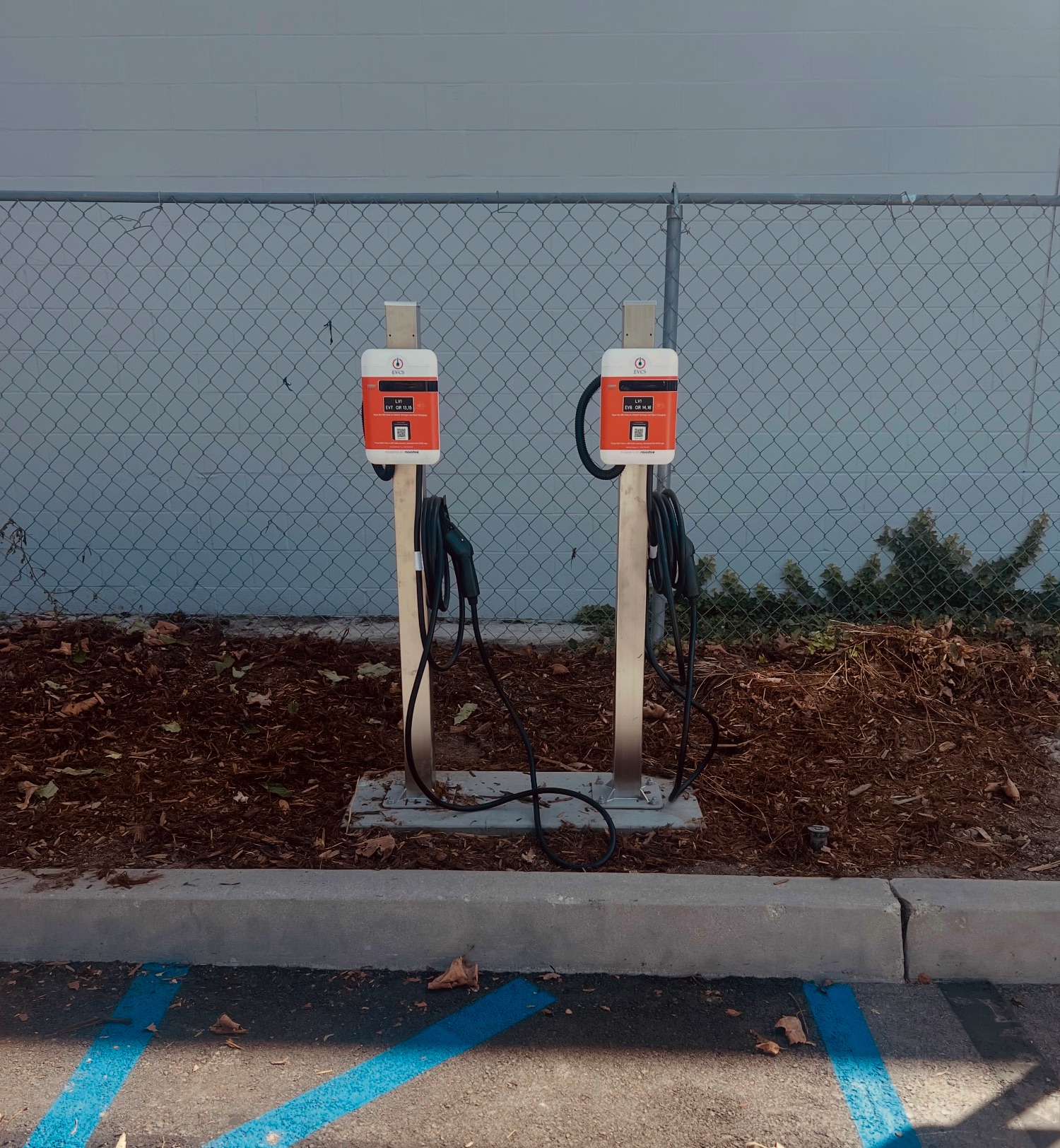EV charging station at South El Monte Community Center